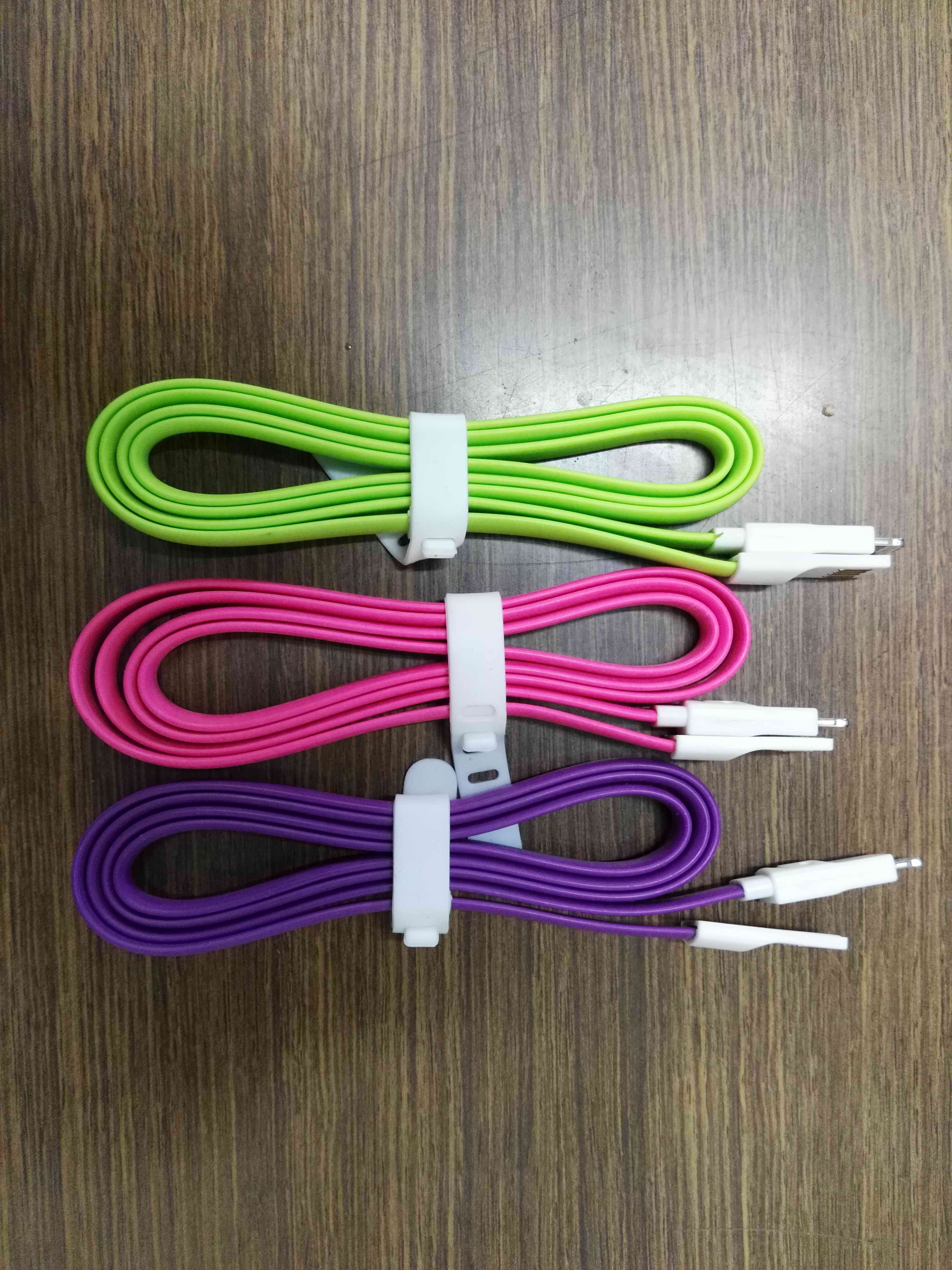 iphone usb cable multicolor