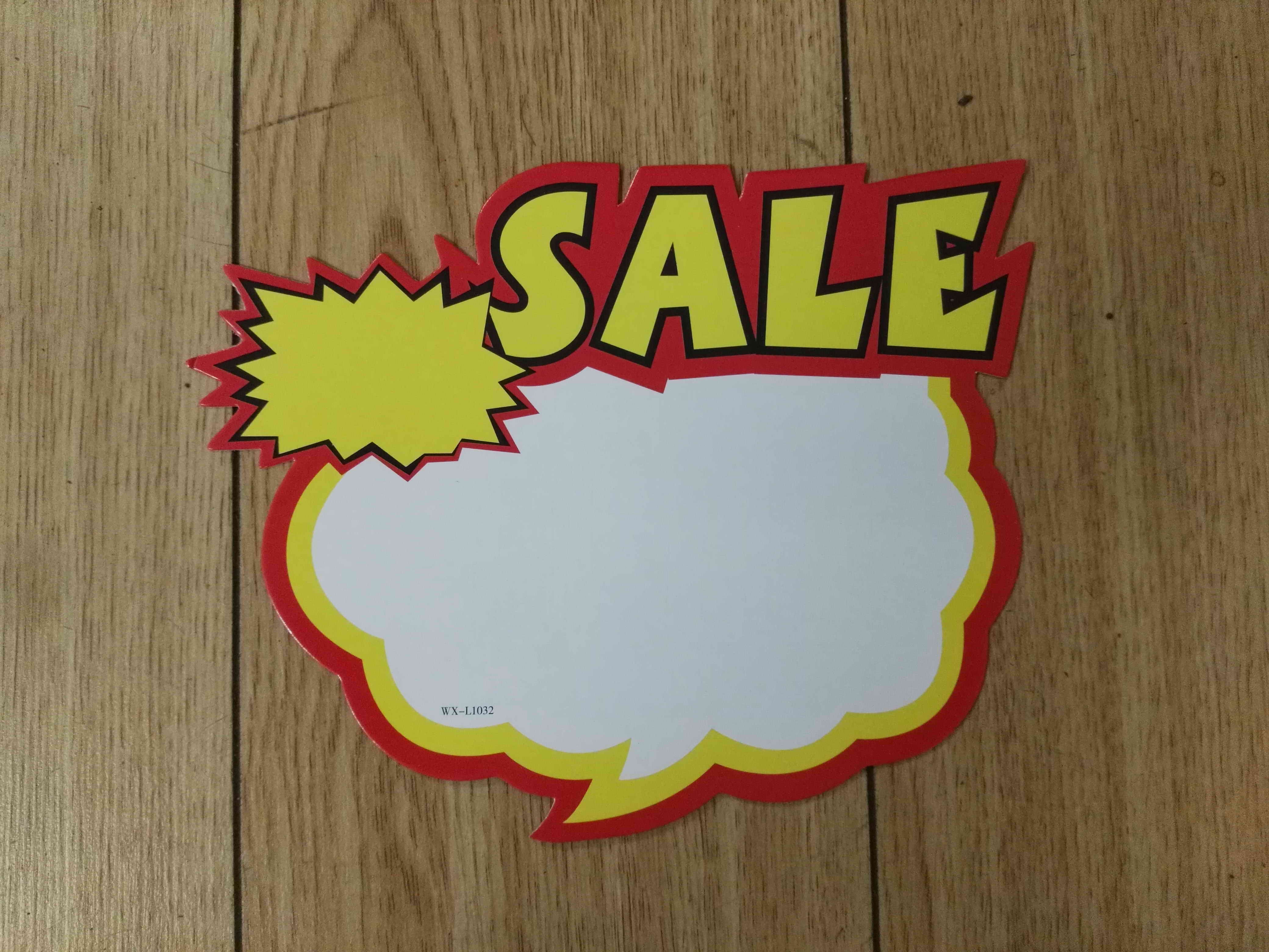 pop sale sign