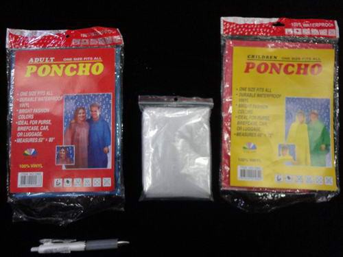 C14L, 15598, adult poncho clear color