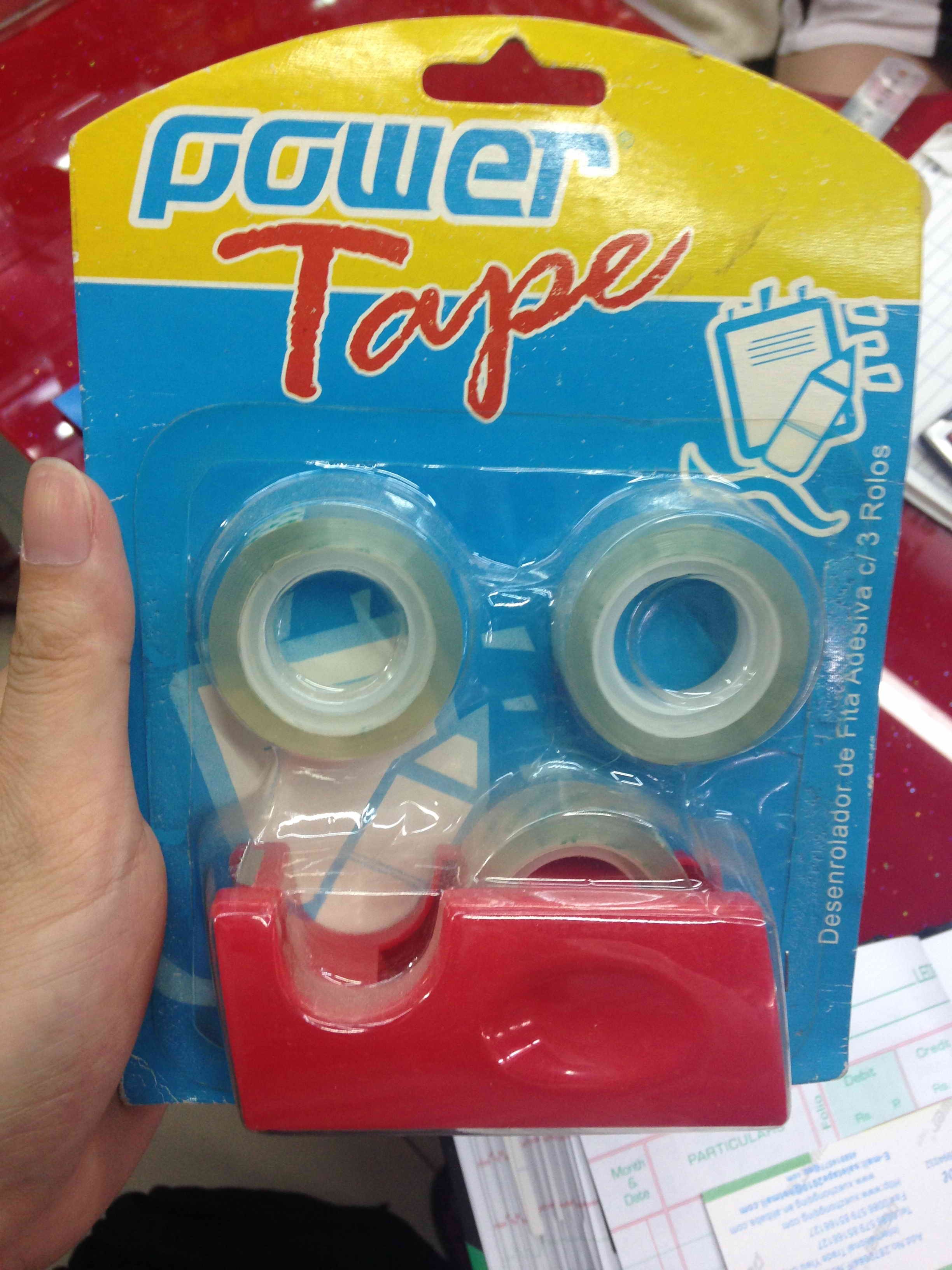 E16H, 32158, 3PCS stationery tape + cutter suction ca
