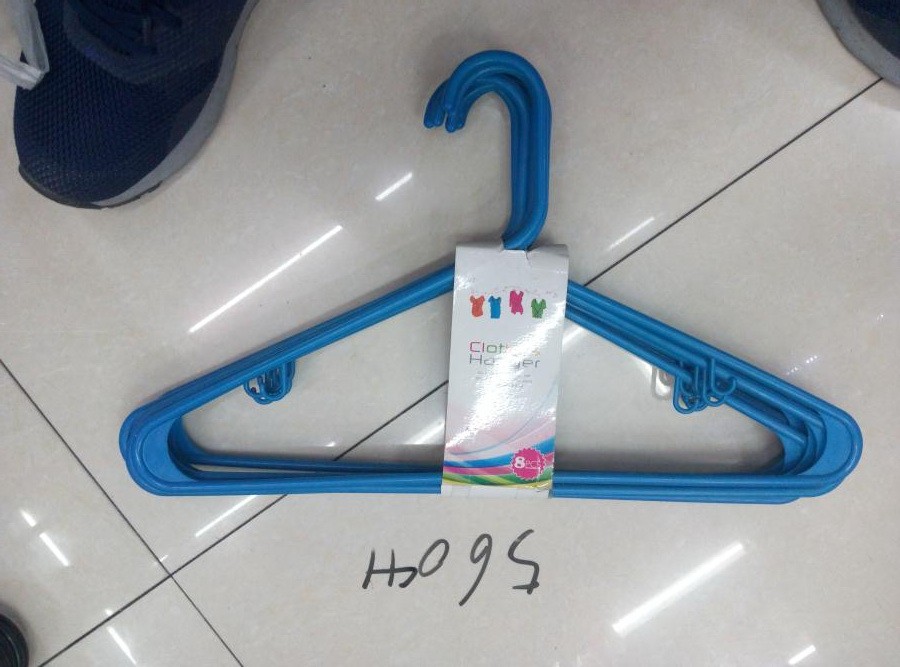 A4L, 56041, blue plastic cloth hanger 8pc