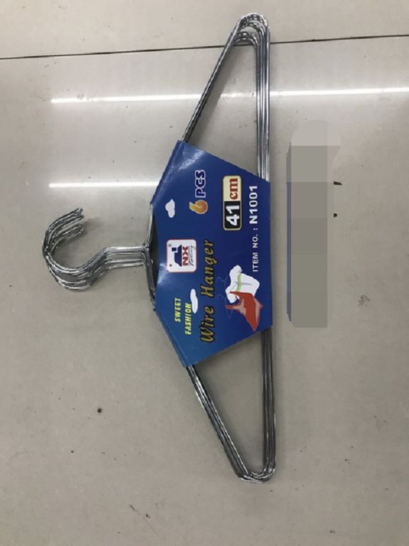 C10L, 57618, stainless steel cloth hanger 6pcs