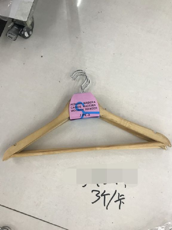 G12H, 57620, wooden cloth hanger 3pcs
