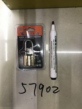 C18L, 57902, long shackle padlock 25mm