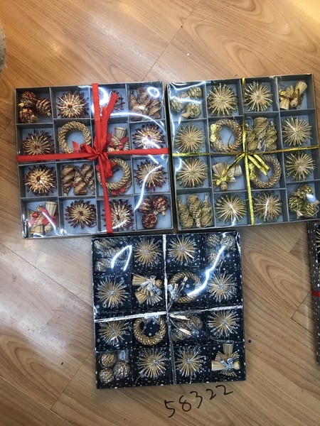 21X10, 58322, Xmas tree deco 36pcs/box