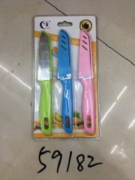 E9L, 59182, paring knife 3pcs