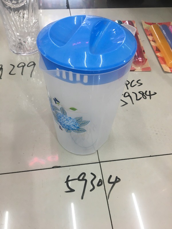 H3H, 59304, plastic water jar with lid 20cm
