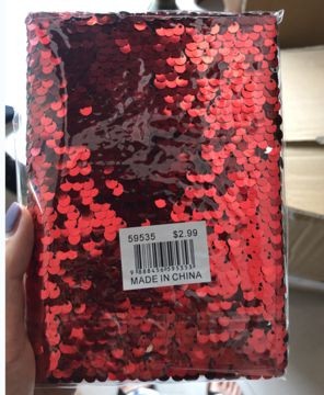 20X31, 59535, note book sequim A6 red