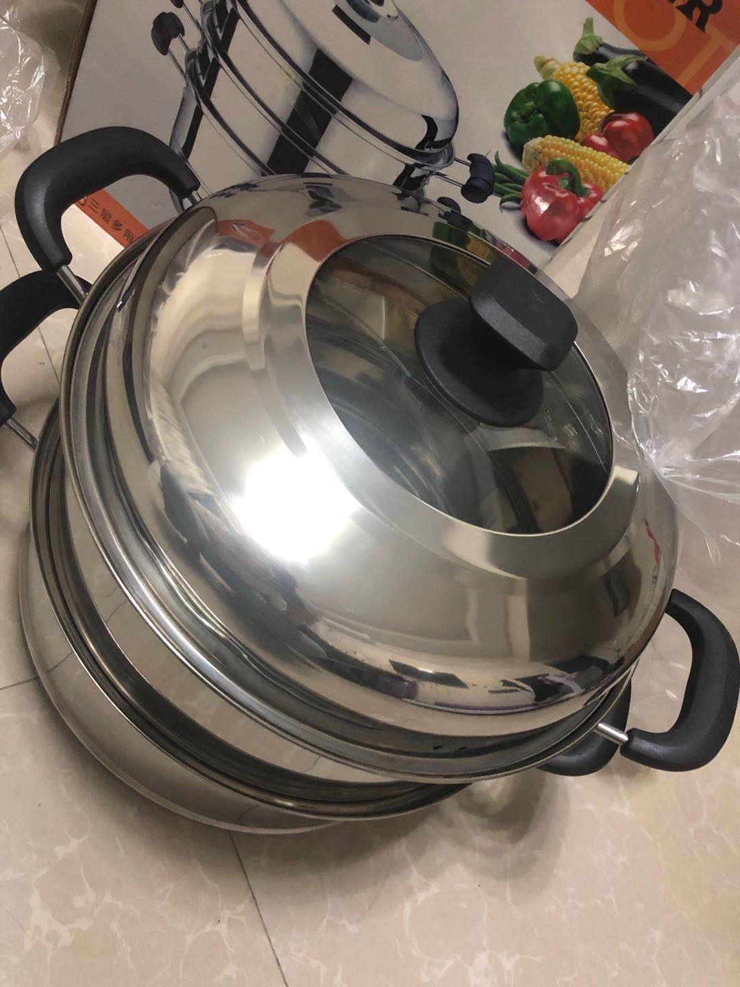 C11Z-H, 59777, steam pot 2 tier 34x30cm