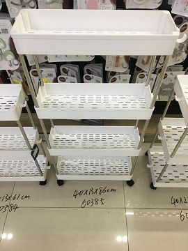 F13M, 60385, storage rack 4-tier 40*13*86cm