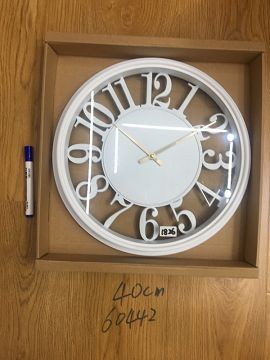 B12H, 60442, clock 40cm white