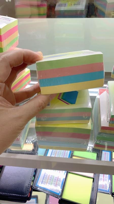 E15L, 60906, stick notes multicolor 500pcs 7.6*7.6CM