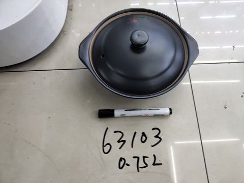 E15Z-L, 63103, casserole pot black 0.75L