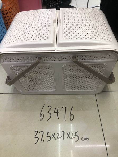 E14M, 63476, picnic basket 37.5*27*25cm