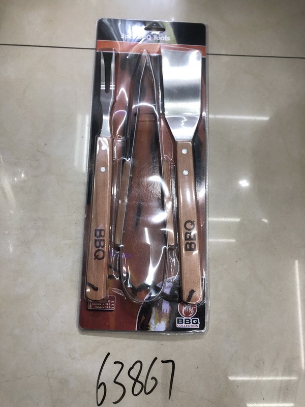 F1L, 63867, BBQ tool set 3pcs