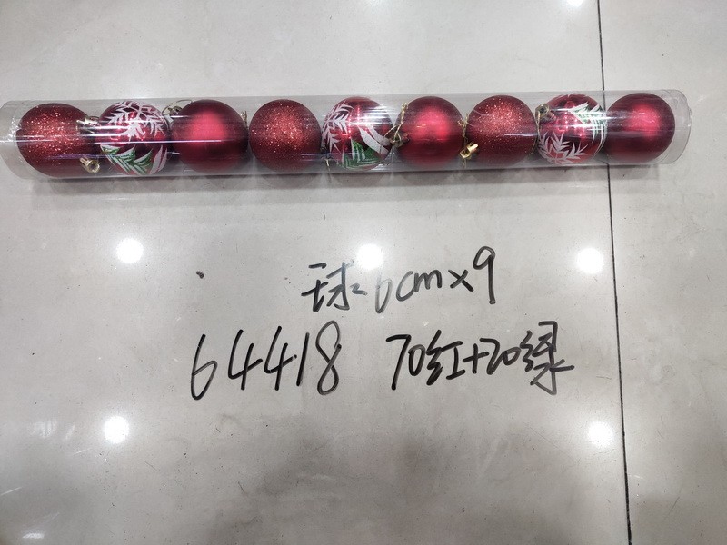 64418, Xmas ball ornaments 6cm