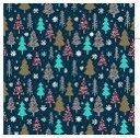 64461 dats, Gift Box Xmas Set 12 Rectangular With Foil