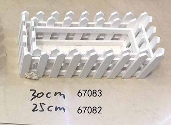 G13H, 67082, flower container white 25cm