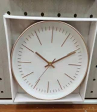 B11H, CLEARANCE, 67212, clock 30cm silver
