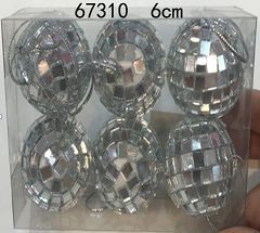 F9M, 67310, Disco ball ornaments 6CM