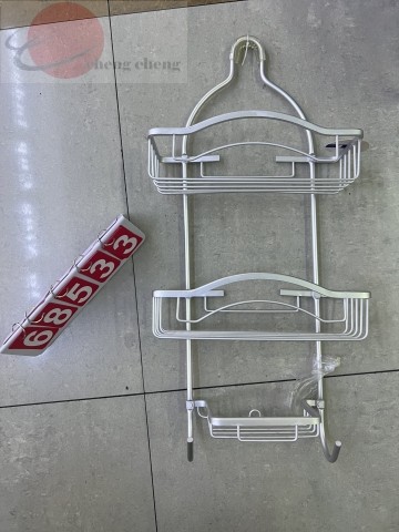 E13T, 68533, Shower Caddy 3 Tier 62*28*11.5cm Silver