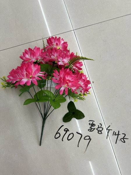 D17L, 69079, Chrysanthemum 9-Head 45cm