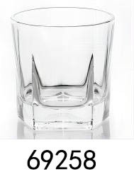 B7L, 69258, Glass Cup H8.3cm 6pcs/box 230ml