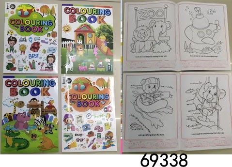 D12L, 69338, Coloring Book 20*28cm