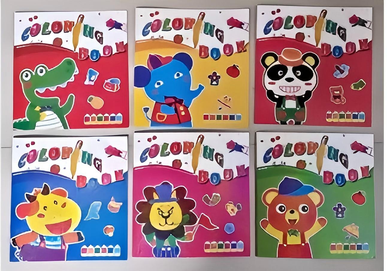 D12L, 69354, Coloring Book 19*18cm