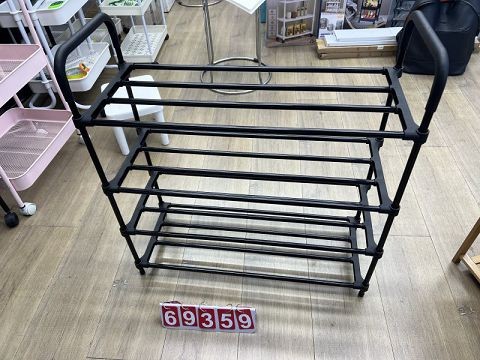 D10Z-M, 69359, Round Tube Shoe Rack 8-Tier  66*26*128cm