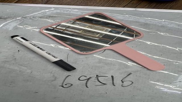 C13L, 69516, Handle Mirror 21cm 