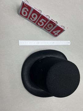 K1H, 69594, Top Hat Black 31cm*H15cm
