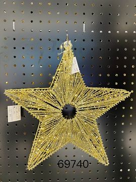 69740, Xmas Star Light Warm 40cm