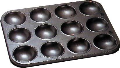 12 HOLE PATTY TRAY CUP:55x17mm 289x220x19.5mm