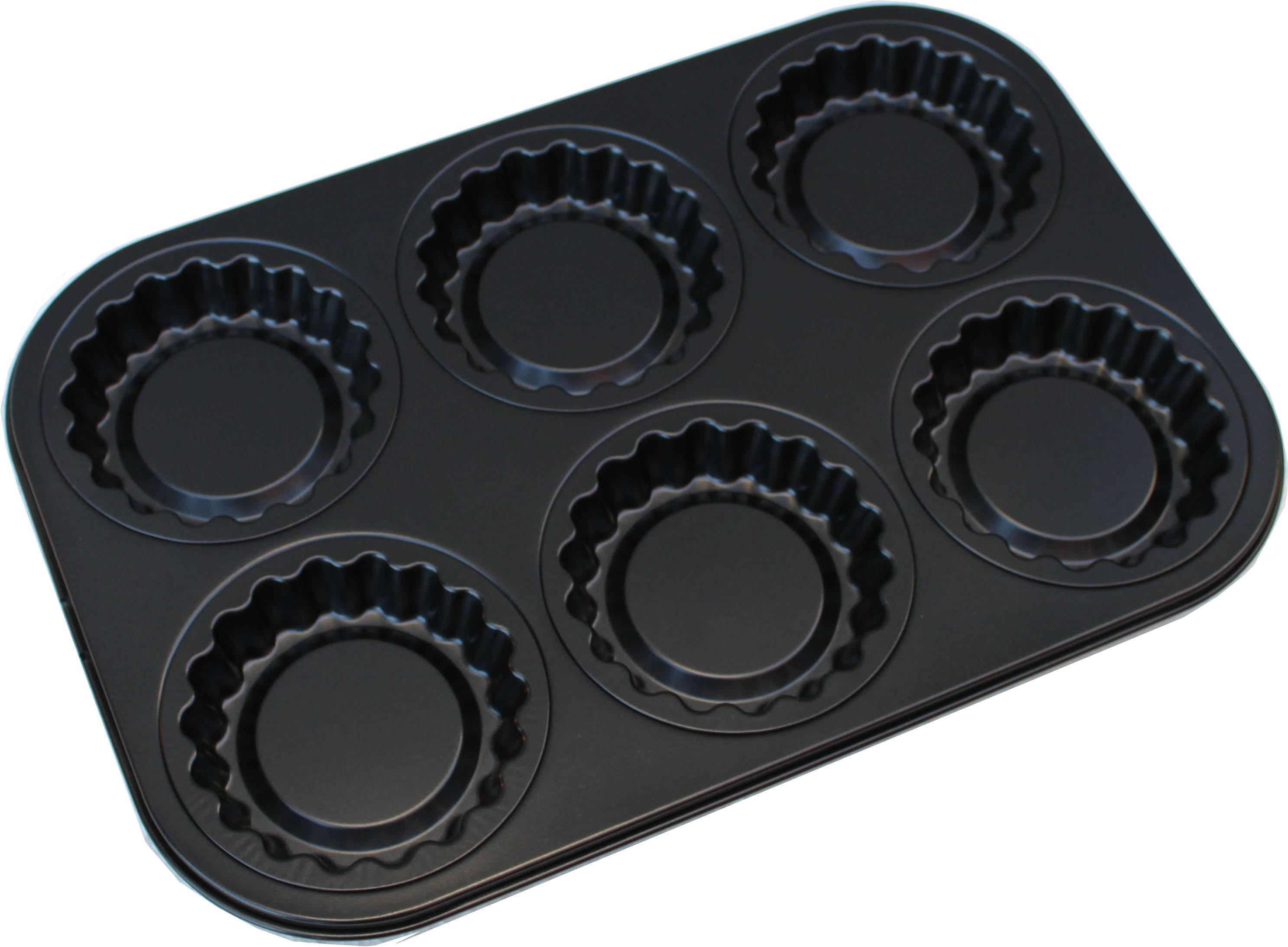 6 CUP TART SHAPE PAN CUP:101x20mm 383x263x24mm 