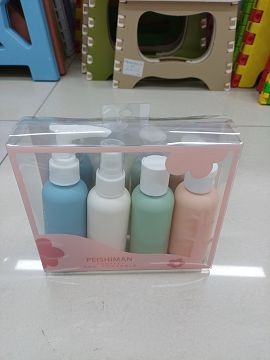 D15H, 70084, Travel Bottles Set 4pcs