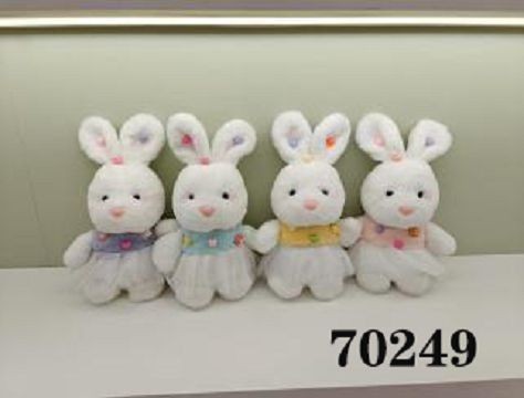 H8Z-L, 70249, Sfot Toy Bunny White Skirt 22cm