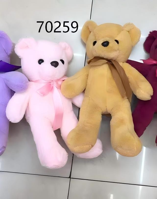 G20Z-L, 70259, Soft Toy Bear With Bow 30cm