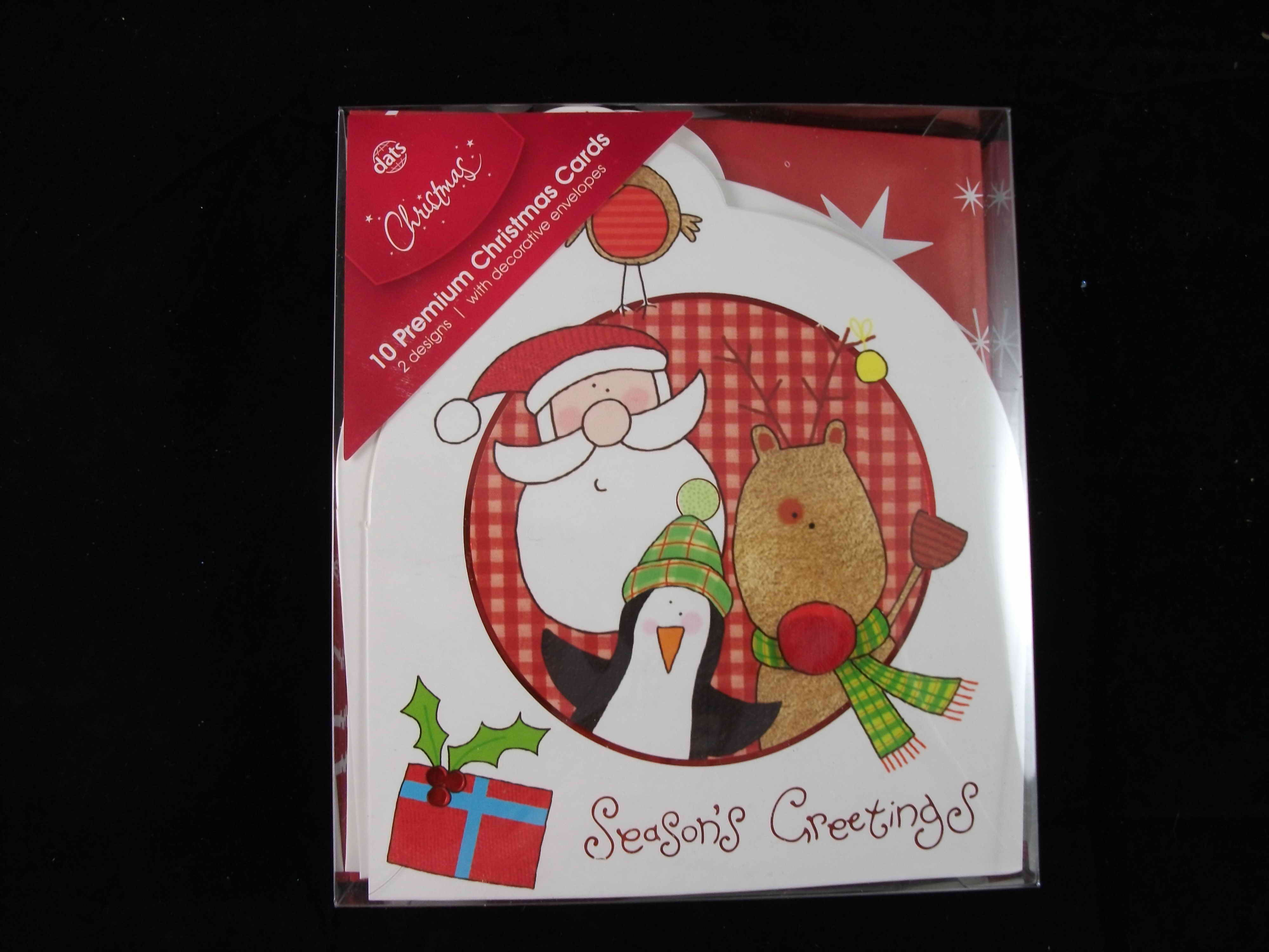CARDS XMAS BOX 10 130X150MM