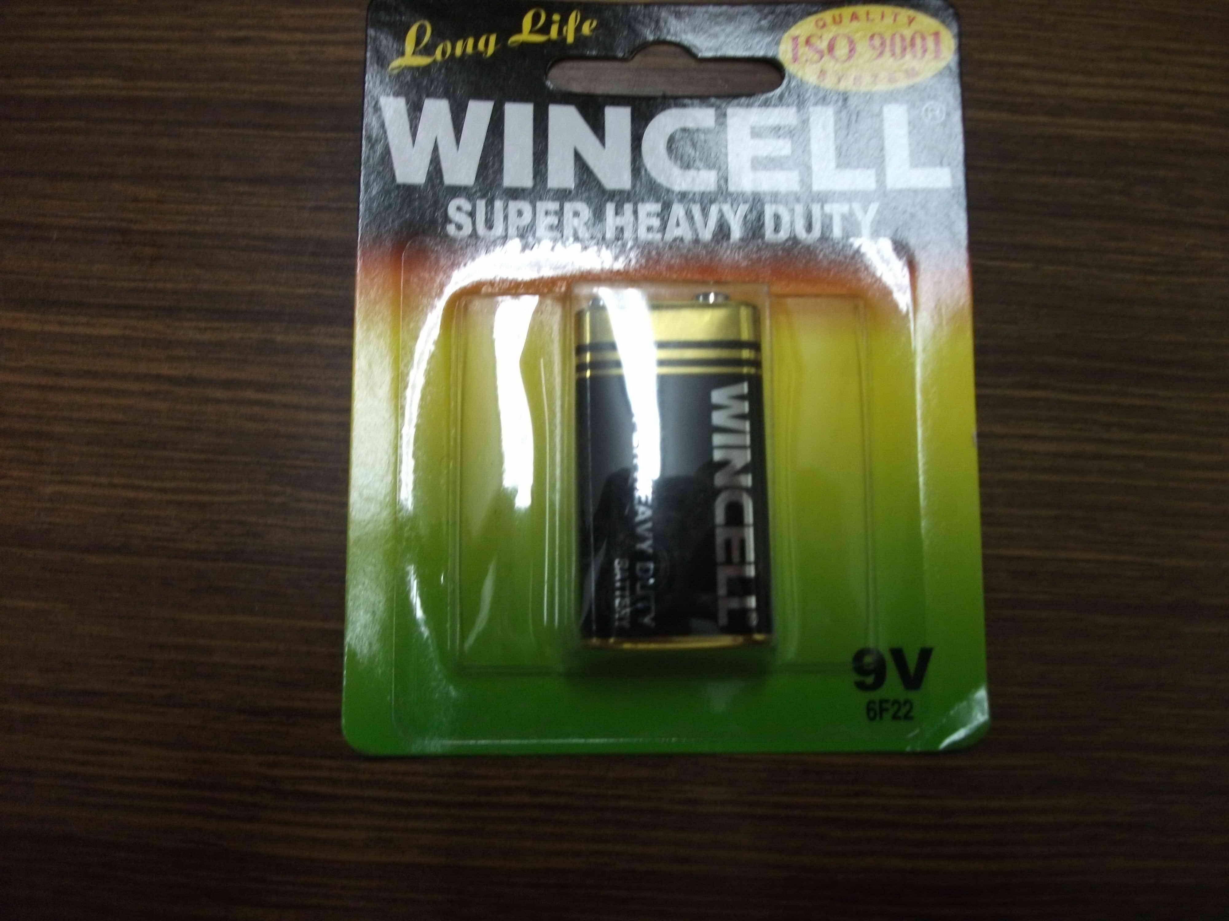 J2L J3L,$2,WINCELL SUPER HEAY DUTY 9 V BP1