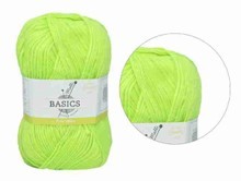 SEW 304080, SUPER BLEND BASIC YARN - FLOURO YELLOW