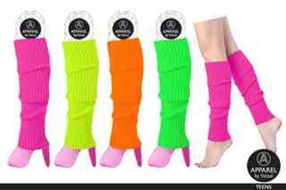 WIN-1251, 1Pair Neon Leg Warmers