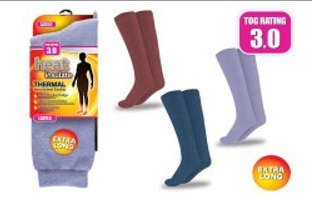 WIN-2328, 1Pair Ladies HeatIns Socks (Long) Ser1