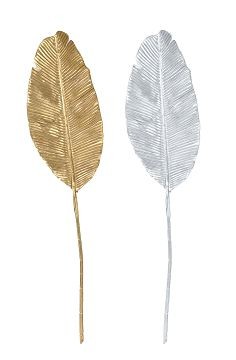 24X16, XD3707, MATTE METALLIC JUMBO PALM LEAF 90cm Asst