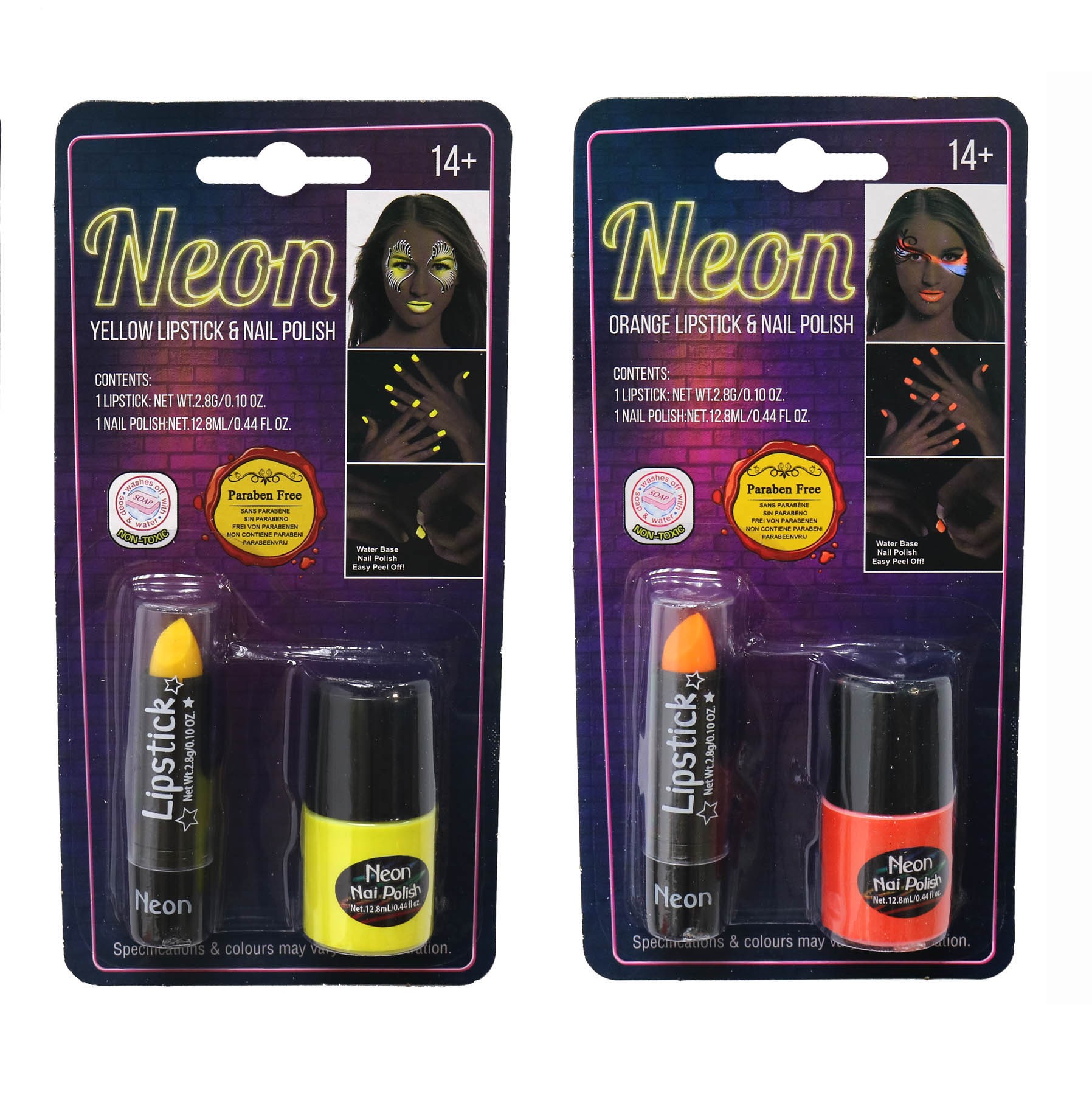 XH4579, Neon Lipstick & Nail Polish Set