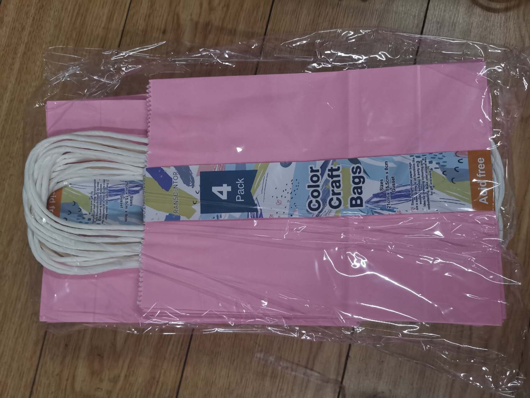 craft bag 4pcs S pink