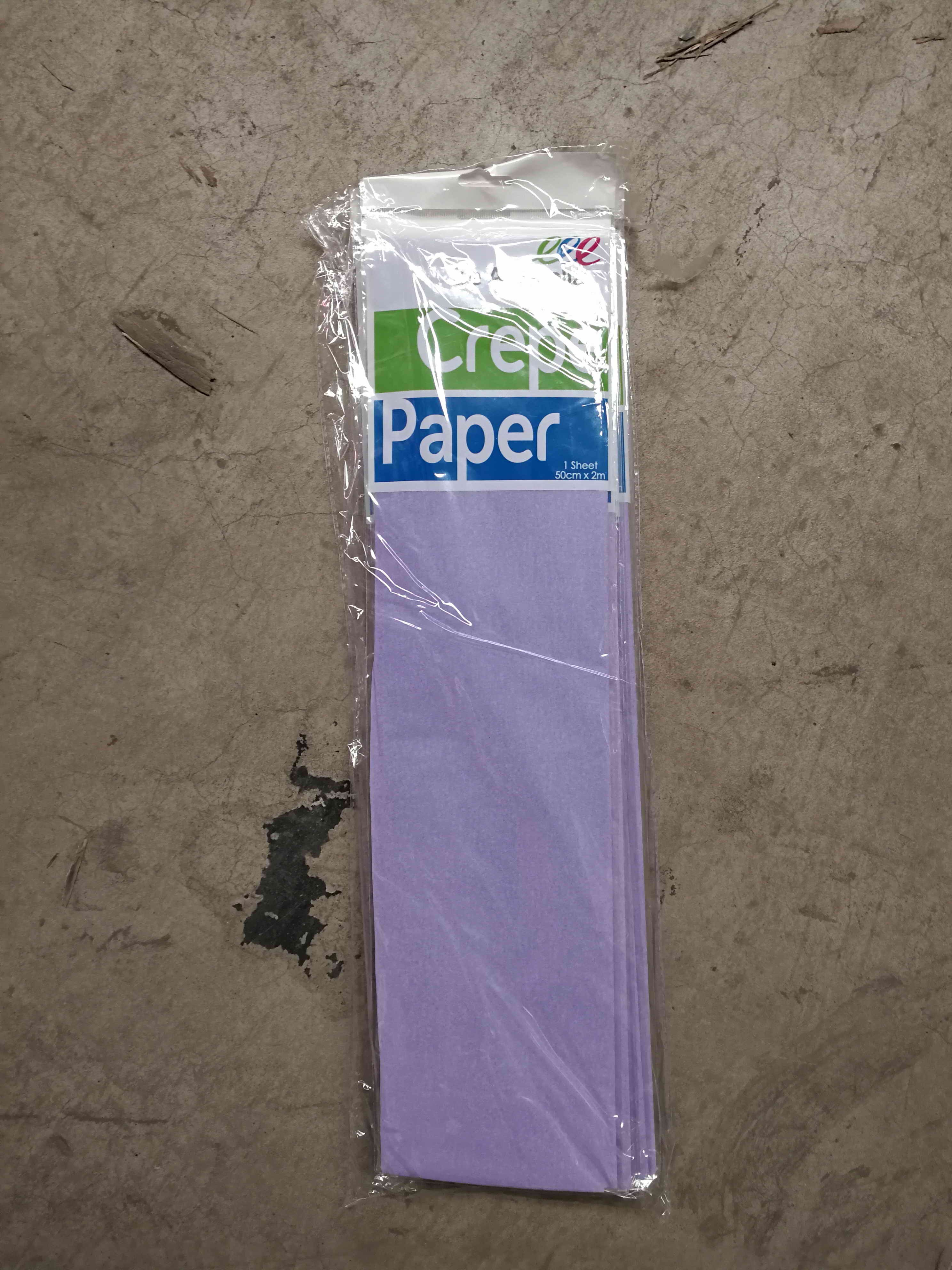 crepe paper lilae