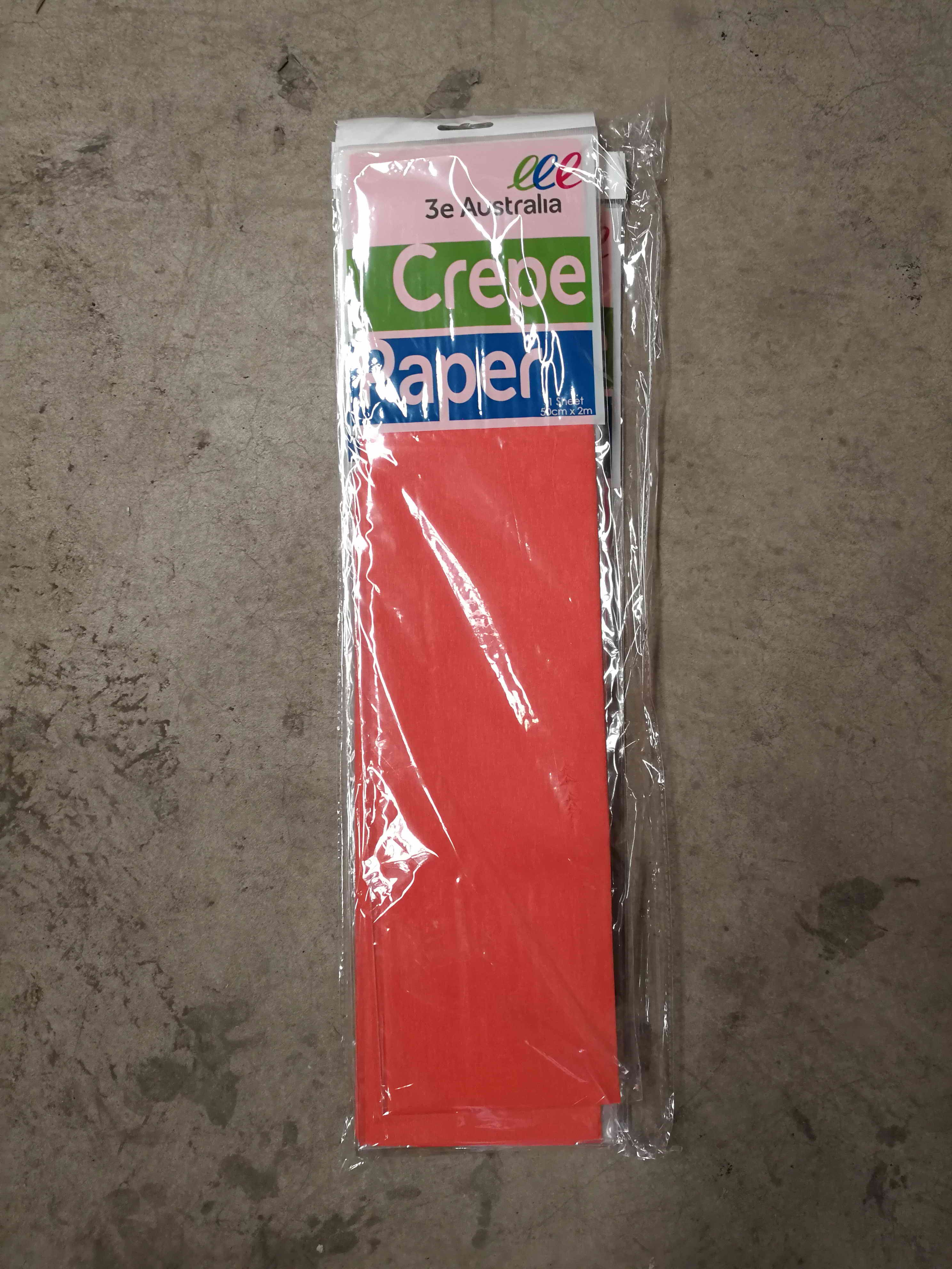 crepe paper orange