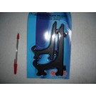 D16L, 10735, Plastic Plate Holders (Black)