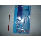 D16L, 10736, Plastic Plate Holders (Clear) (17cmx13cm)
